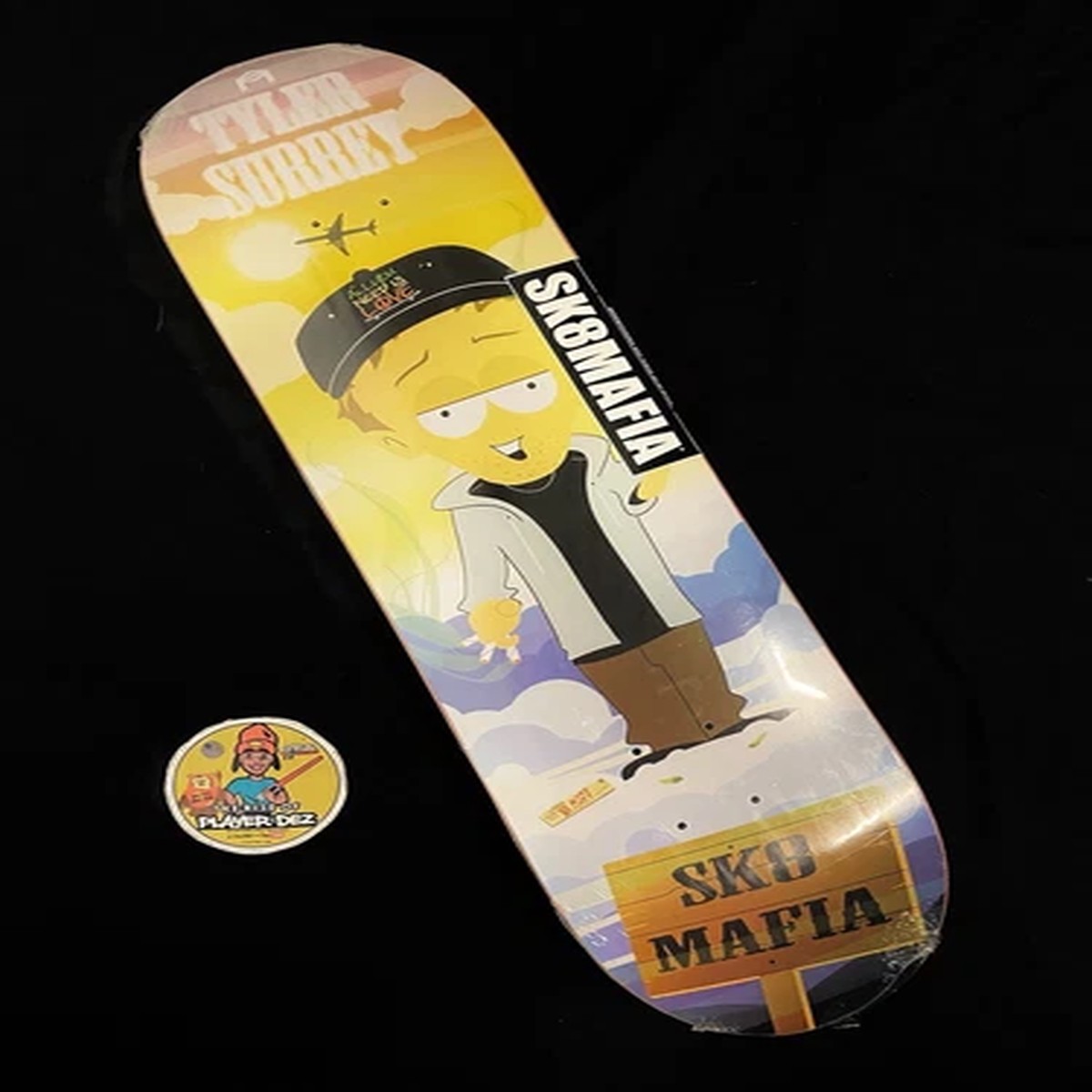 SUPER RARE Sk8mafia South Park Tyler Surrey Skateboard Deck In Shrink Pro Model