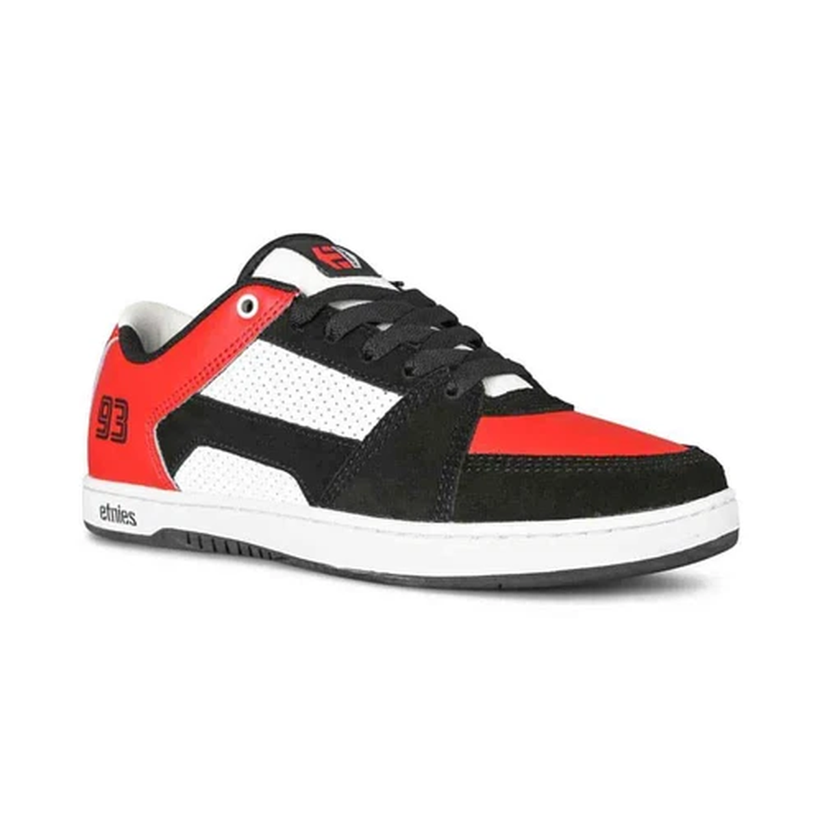 Etnies MC Rap Lo Skate Shoes - Black/Red/White