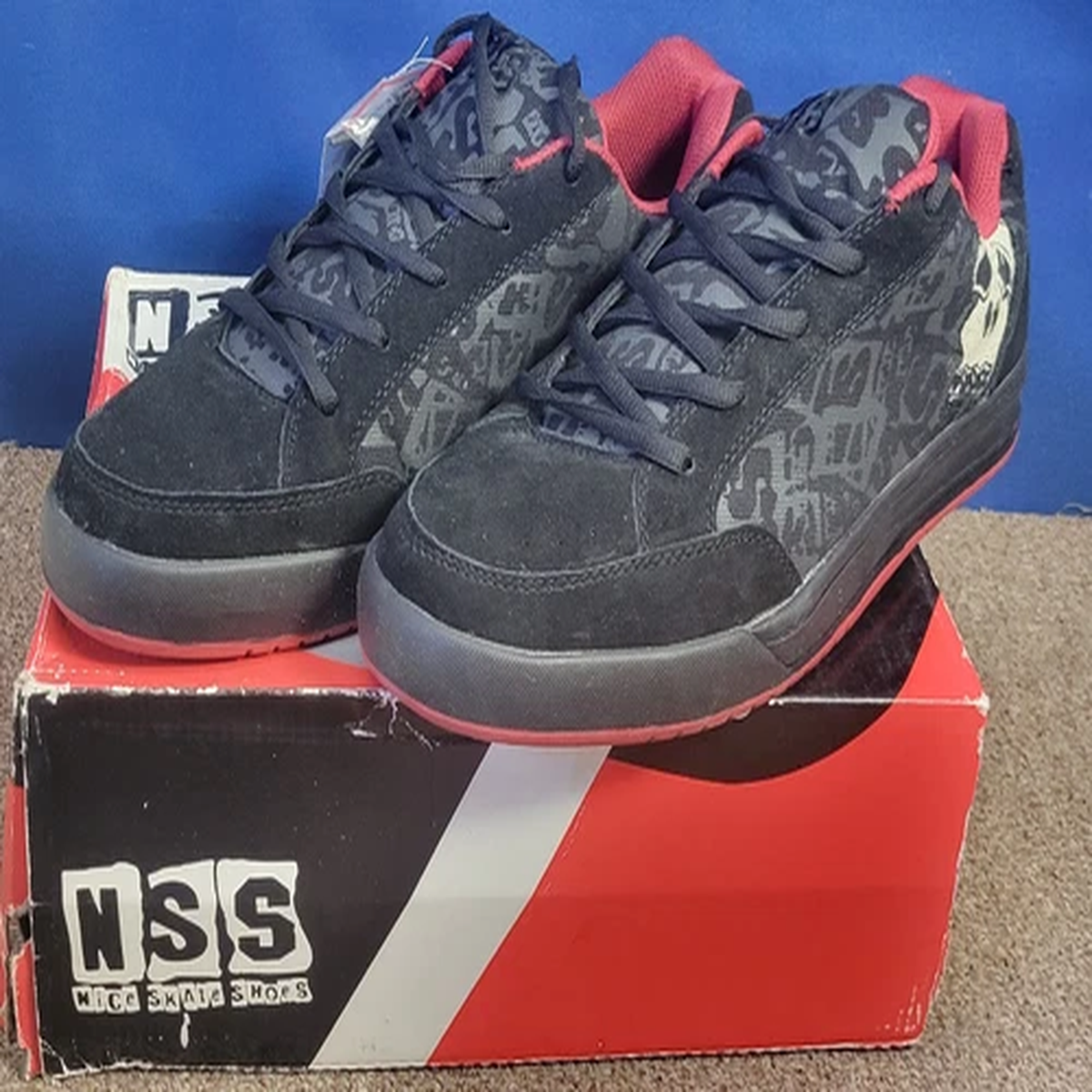 NSS nice skate shoes Skateboarding Sneakers Mens Sz. 13 New Old Stock