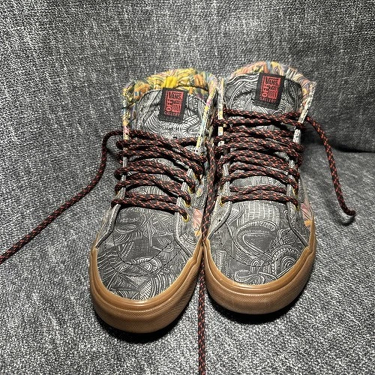 Vans ZZ Zio Ziegler Sk8 Hi Art Gallery Skate Shoes Size 8(M)-9.5(w) NO BOX