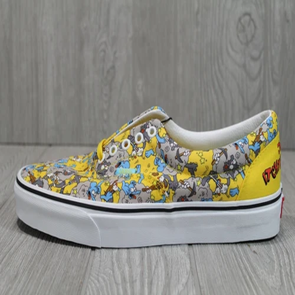 57 Simpsons Vans Era Itchy Scratchy Mens 5.5 6 11.5 Womens 7 7.5 12 skate shoes