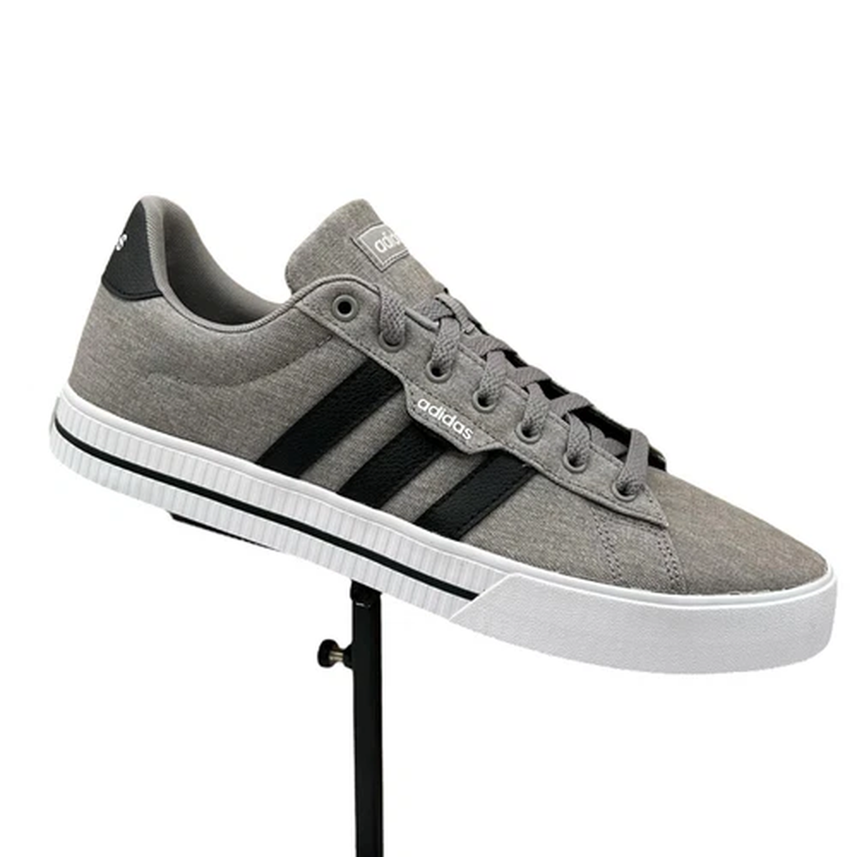 adidas Men's Daily 3.0 Canvas Skate Sneakers Size 11 Gray/Black Casual Shoes