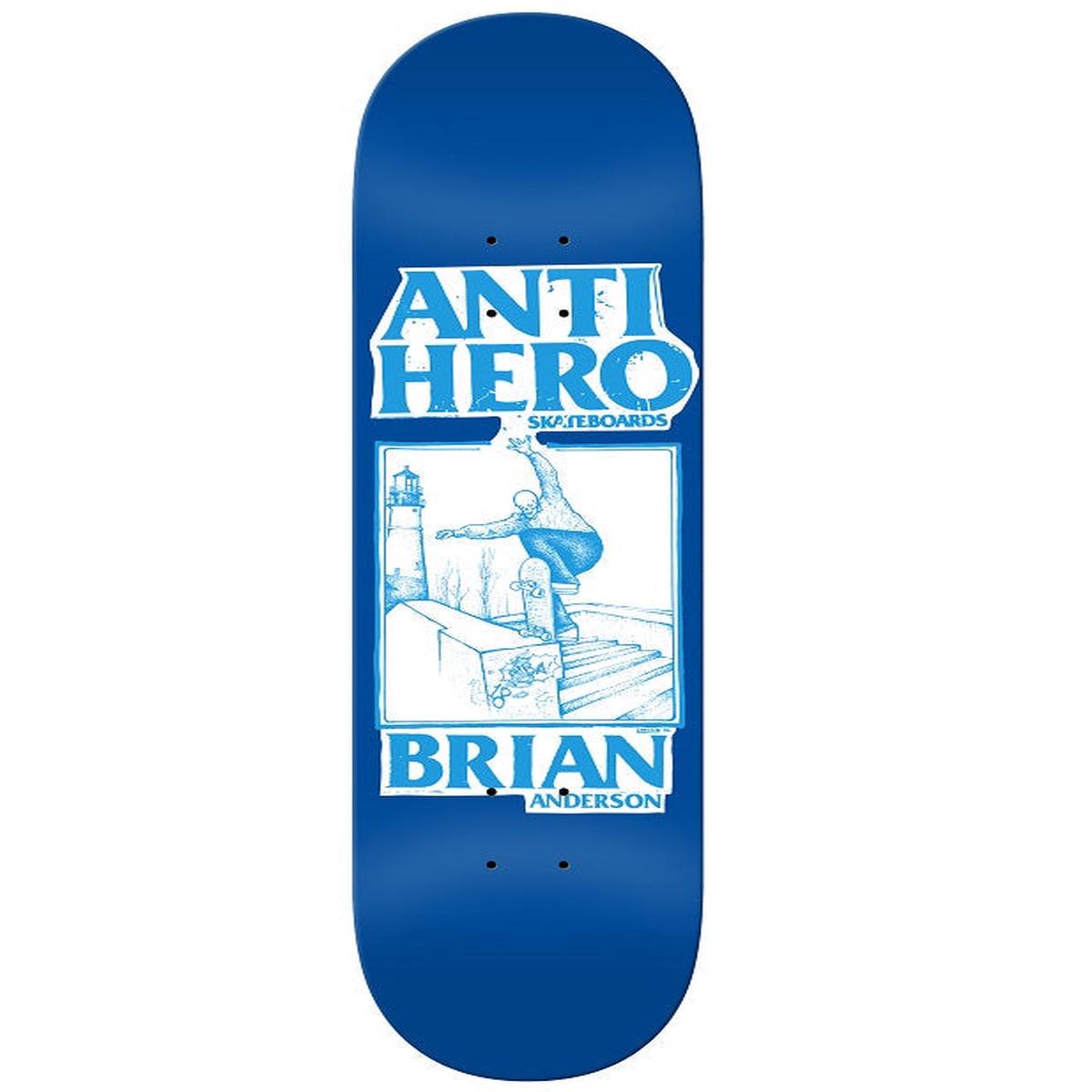 Anti Hero BA Lance Blue Skateboard Deck - 8.38"