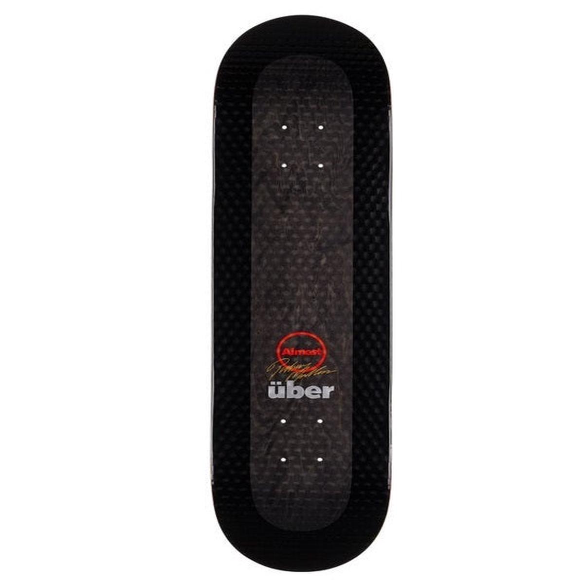Almost Mullen Uber Light Black Skateboard Deck - 8.25"