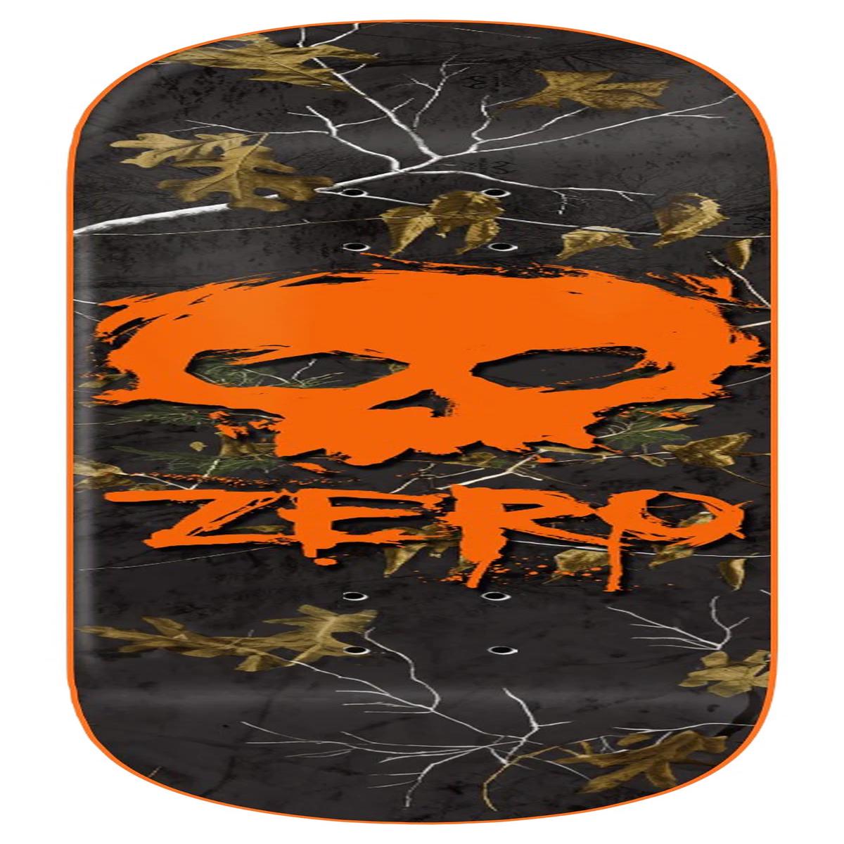 Zero X Realtree Blood Skull Orange Dip Skateboard Deck - 8.25"