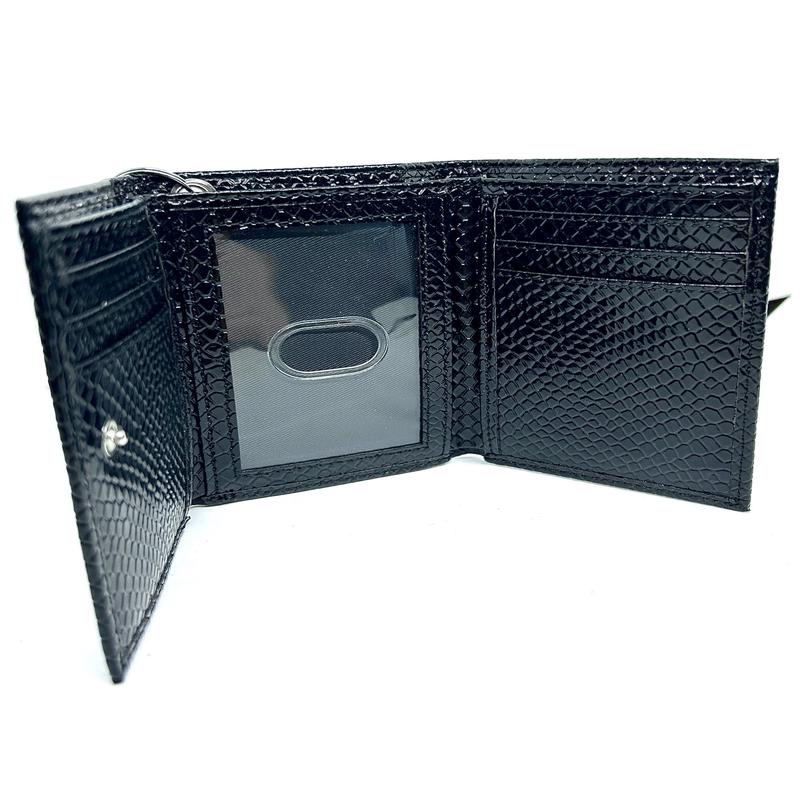 Loosey - Metallic Black Chain Gang Wallet