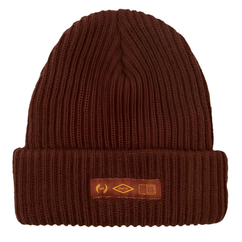 RVCA - Stacked Cuff Beanie (Red Earth)