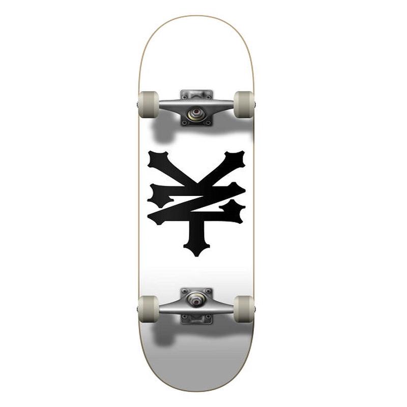 Zoo York OG 95 Crackerjack White/Black Skateboard - 8.0"