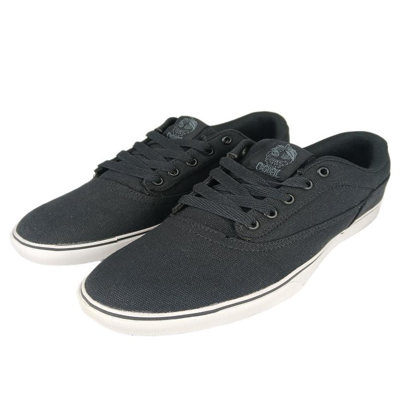 Osiris Caswell Berry Caswell Vulc Black Canvas White Gum US Mens Size 9 Shoes
