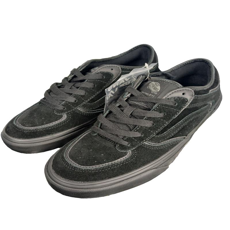 Vans X Motorhead Geoff Rowley Motorhead Edition Black Black US Mens Size 8.5 Shoes With Limited Edition Motorhead Banner