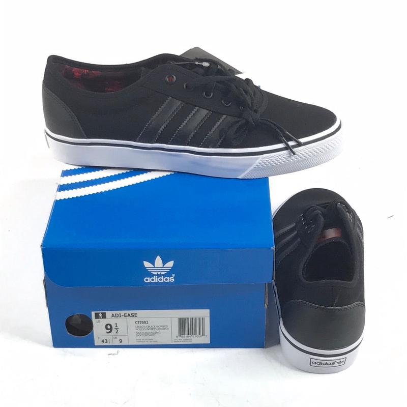Adidas Adi-Ease CBLACK/CBLACK/POWRED C77592  US Mens Size 9.5