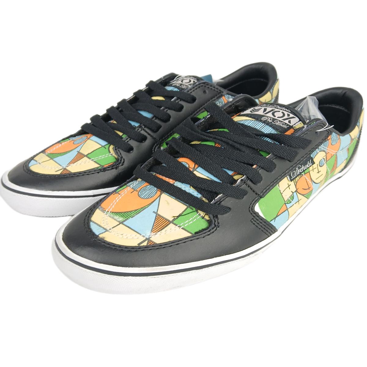 Vox Dan Drehobl Pro White Black Multi Mens Size 9.0 Sample Shoes