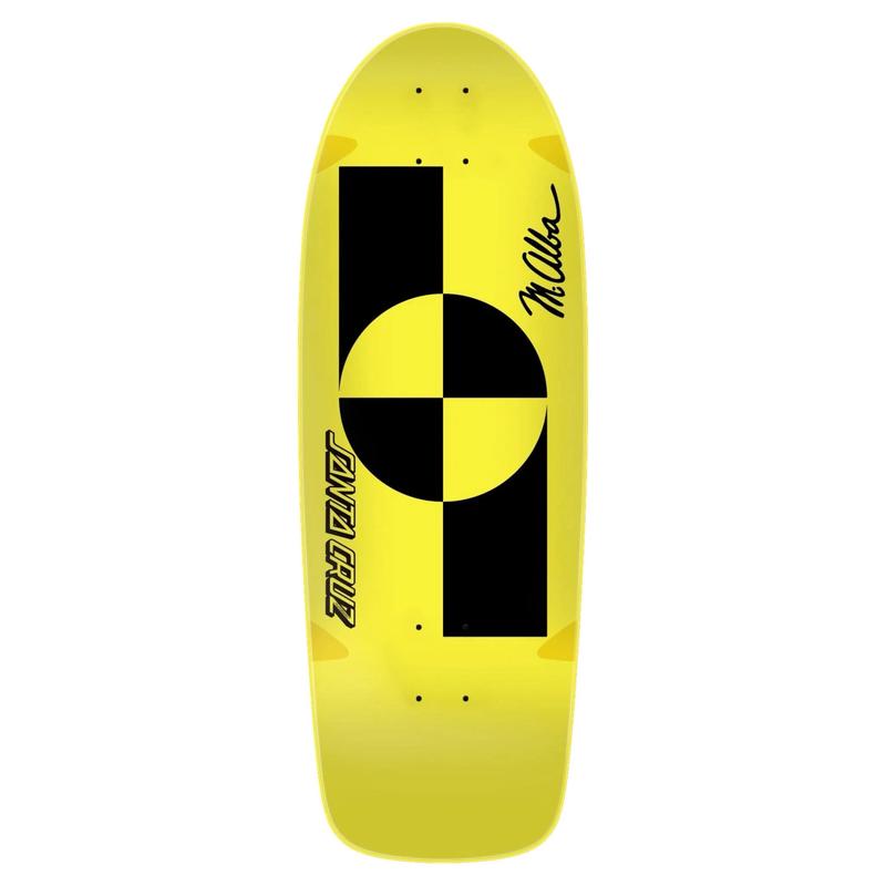 10.03in Malba Crash Test Reissue Santa Cruz Skateboard Deck
